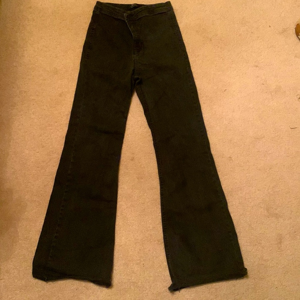 Bershka Black Flare Jeans